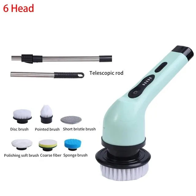 Wireless Electric Cleaning Brush for Bathroom and Window Kitchen