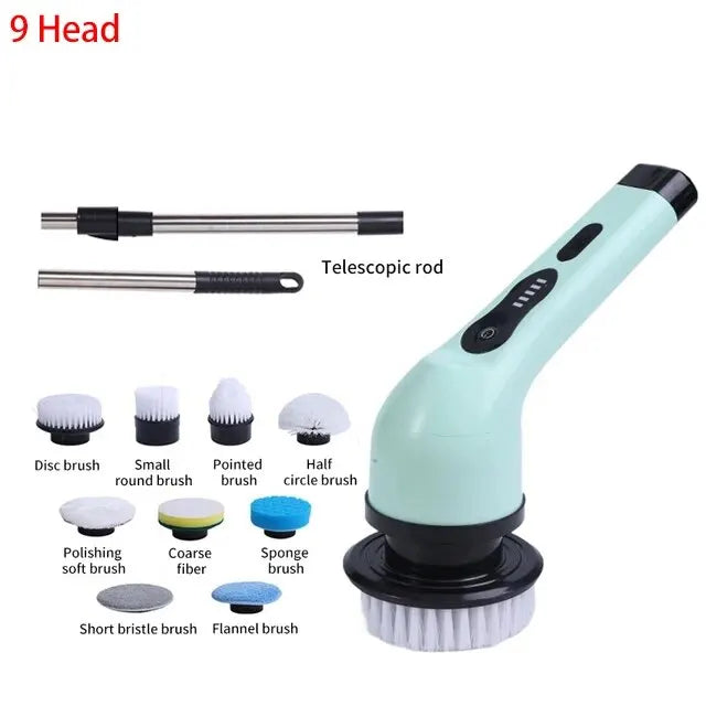 Wireless Electric Cleaning Brush for Bathroom and Window Kitchen