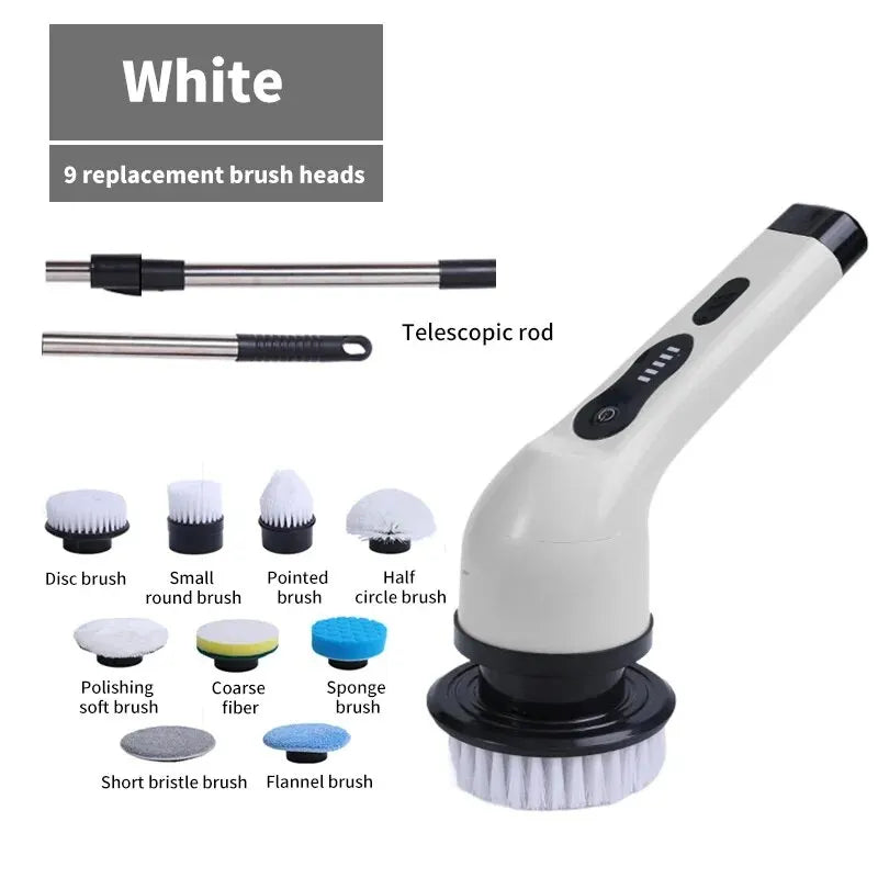 Wireless Electric Cleaning Brush for Bathroom and Window Kitchen