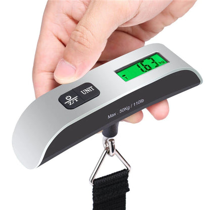 Portable Scale 110lb/50kg Electronic Luggage Hanging Suitcase